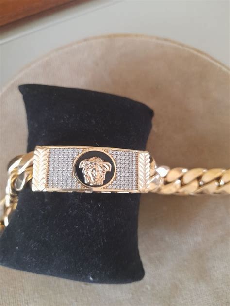 esclava de oro versace|Versace Pulseras Hombre .